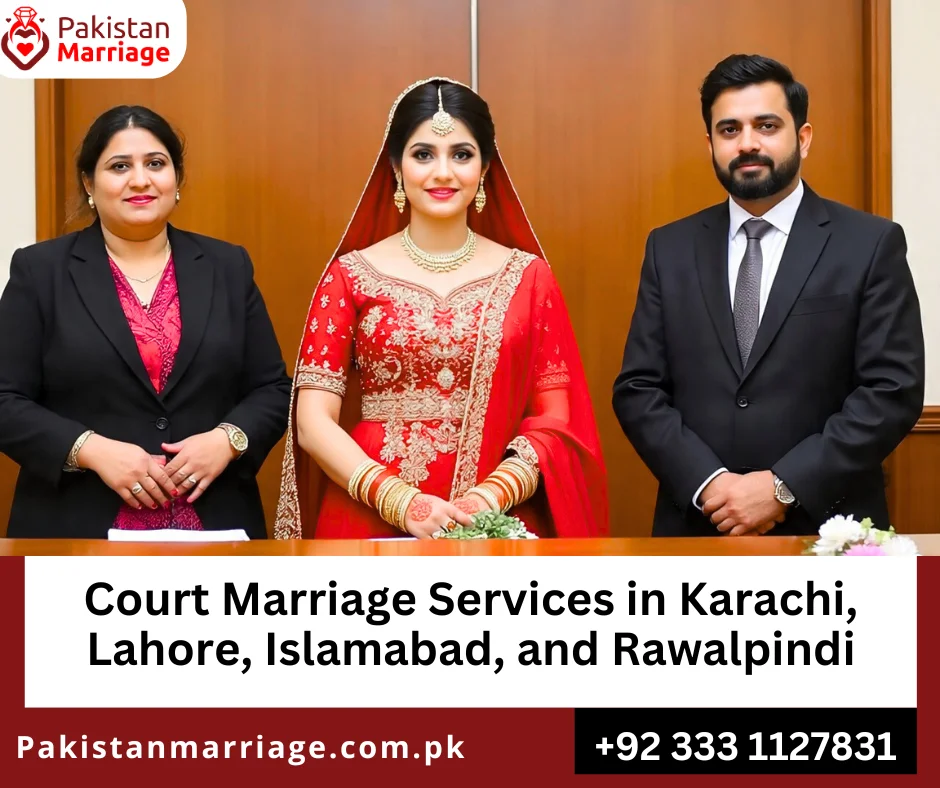 Court marriage services in Karachi with lawyer