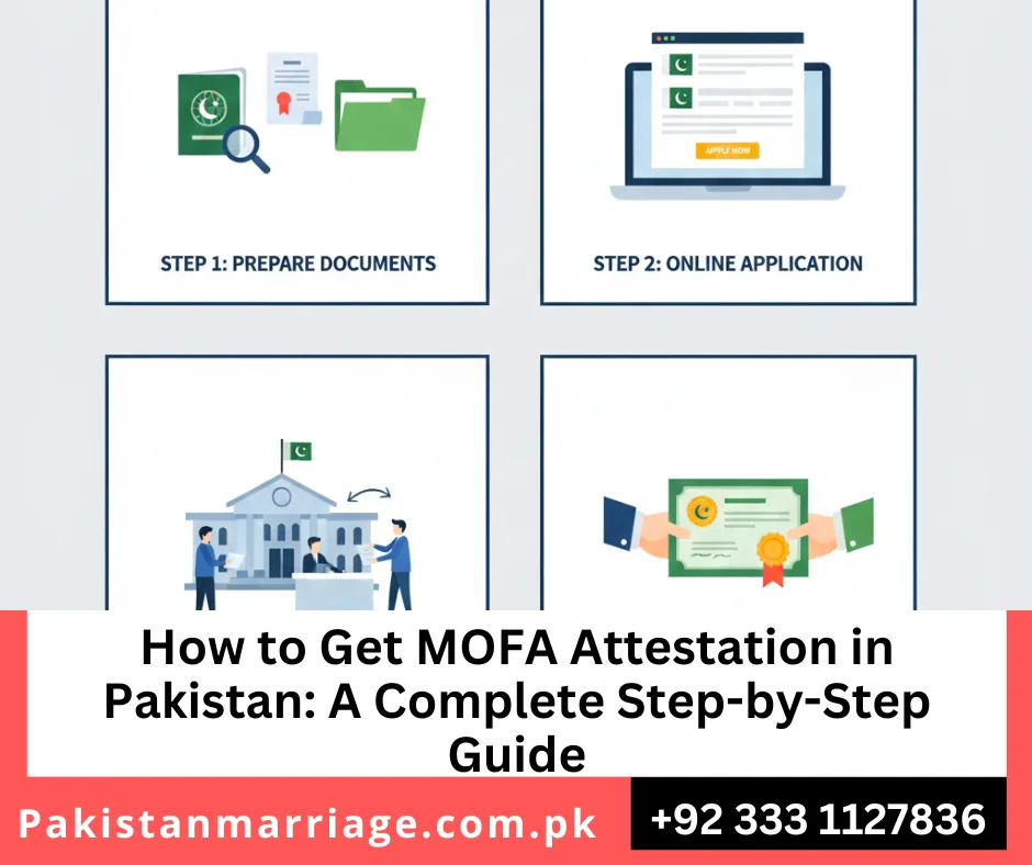 MOFA attestation stamp on certificate