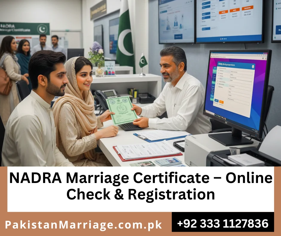 marriage certificate nadra